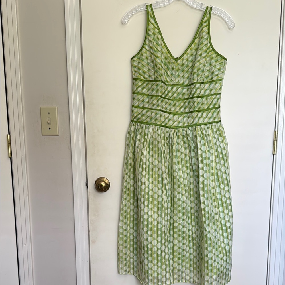 Green Polka Dot Dress